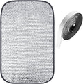 Frienda Rv Window Reflective Insulation Roll 16inch*2ft Double Aluminum Foil Heat Bubble Thermal Window Shade Door Cover Blackout for Garage Roof Travel Camper Skylight Shield