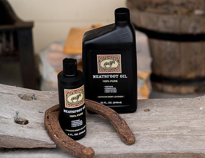 Bickmore 100% Pure Neatsfoot Oil - Leather Conditioner and Wood Finish