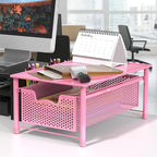 Simple Houseware Stackable Cabinet Basket Drawer Organizer, Pink