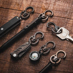 KeyUnity Stainless Steel Carabiner Mini Clips, Key Holder Organizer Keychain for Keys, Flashlight, Folding Knife & Whistles