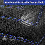 CAR PASS 3D Foam Mesh Leather Car Seat Covers Front Seats, Breathable Front Seat Cover for Cars, Comfortable Universal Fit fo