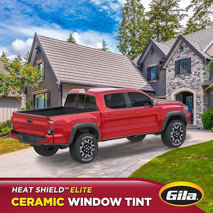 Gila®Heat Shield Elite™ Truck & SUV 20% VLT Automotive Ceramic Window Tint DIY Advanced Heat Control Glare Control 2.5ft x 10ft (30in x 120in)