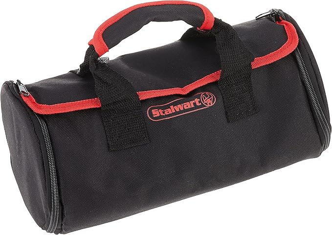 86-Piece Household Hand Tool Set with Roll-Up Bag – Tool Kit with Screwdrivers, Pliers, Wrenches, and More – Great for the Ho
