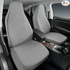 Road Comforts Car Seat Covers for Front Seat, High Back Heavy Duty Breathable Flax Seat Protector, Airbag, Not Seat Belt Comp