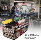 Deosk Car Trunk Organzier for suv,Car Organziers and Storage with 6 Big Pocket for Women/Men 50L Waterproof Polyester Trunk