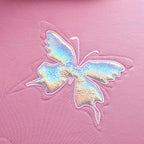 Flying Banner Butterfly car seat Covers ful Set Fashion Universal Lady Woman Female Rear Bench Split Colorized (Full Set - La