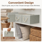 StorageWorks Storage Baskets for Shelves, Closet Organizers and Storage Bins, Fabric Organizer Bins for Clothes, Closet Shelf