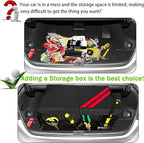 YOSRTER Car Trunk Organizer for Dodge Charger Durango Challenger Ram Collapsible Storage Box with Handle Foldable Lid Non