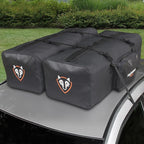 Rightline Gear Car Top Waterproof Duffle Bag For Travel, Attaches With or Without Roof Rack, 120 Liters, Black