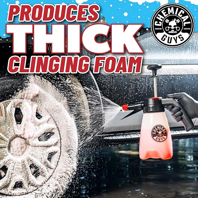 Chemical Guys ACC504 Mr. Sprayer Foamer - Foaming Pump Sprayer, for Wheels and Tires, Leather, Fabric, Floor Mats, Undercarri