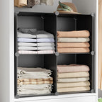 6-Cube Storage Organizer, Closet Organizer Storage Cabinet Shelf Bookcase Bookshelf with Metal Hammer, Storage Cubes Organize