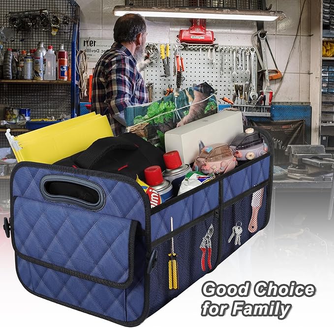 Deosk Car Trunk Organizer for SUV, Car Organizers and Storage with 6 Pocket, Car Accessories for Women/Men 70L Waterproof