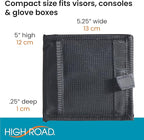 High Road 10-Pack Car Sun Visor Registration and Insurance Card Holder for Trucks and Cargo Vans with 2 Hidden Clear Vinyl Pockets