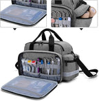 Trunab Home Health Nurse Bag Medical Bag Organizer with Handle and Shoulder Strap for Home Visit, Travel, Nursing Student