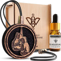 Wood Car Air Freshener — Handmade Car Air Freshener — Boxing Gloves Designed Fragrance Oil Diffuser in Wooden Gift Box — Arom