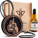Wood Car Air Freshener — Handmade Car Air Freshener — Boxing Gloves Designed Fragrance Oil Diffuser in Wooden Gift Box — Arom