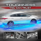 OPT7 Aura Aluminum Car Underglow Lights with Remote Control, Exterior Neon Accent Under Glow Kit for Cars, Waterproof Rigid Light Bars, 12V RGB Multicolor LED Strip, Easter Decorations
