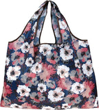allydrew Large Foldable Tote Nylon Reusable Grocery Bags, 5 Pack