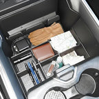 Vehicle OCD - Lower Center Console Organizer for RAM 1500/2500/3500 (2019-2026) (NOT for Classic, Longhorn, Limited) (NOT for TRX, RHO, Rebel GX with console mounted shifter) - Made in USA - SLX161