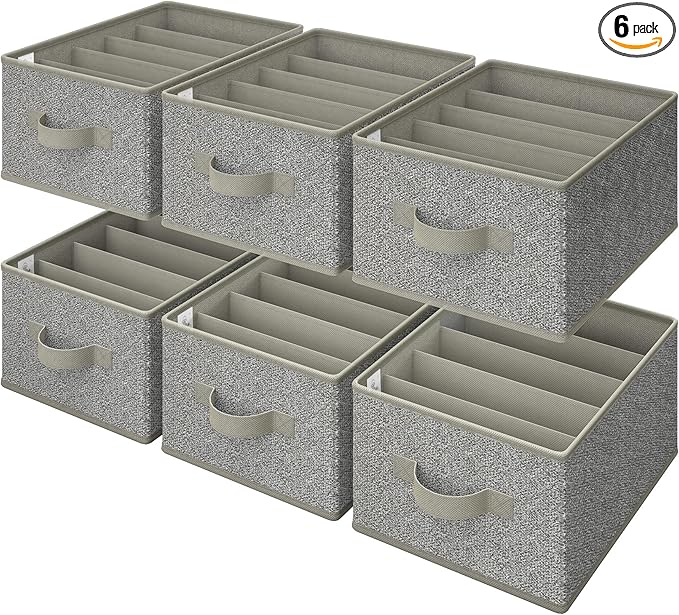 GRANNY SAYS Pants Organizer for Closet, Drawer Organizers for Clothing, Wardrobe Clothes Organizers with Divider, Clothes Org