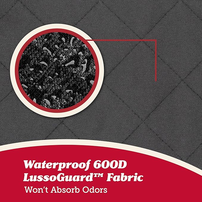 Lusso Gear Car Seat Protector for Baby Car Seat (Bench Seat Cover) - Waterproof - Thick Padding - Protects Fabric or Leather 