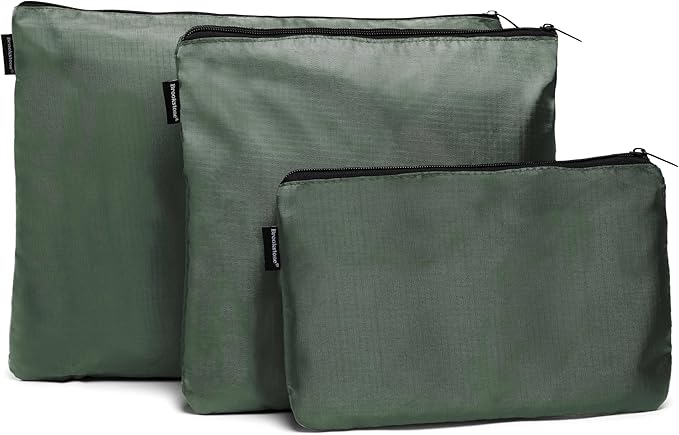 Brookstone Packing Cubes - 6 Piece Compression Packing Cubes for Travel Essentials - Luggage Sets Cube Storage Organizer Bags