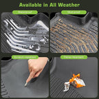 Floor Mats for Chevy Cruze 2011-2015 & Cruze Limited 2016, Heavy Duty TPE Waterproof Non-Slip All Weather Protection Custom, Floor Mats & Cargo Liner