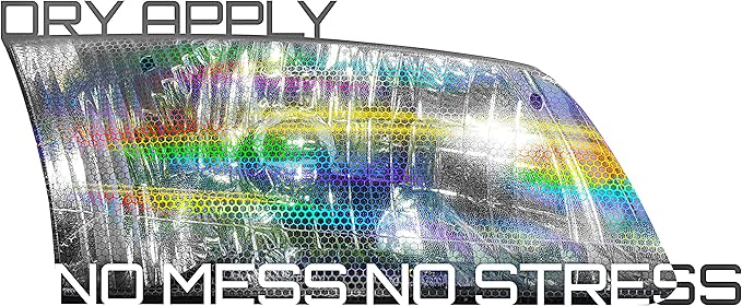VViViD Micro Bio HEX+ Air-Tint Headlight Taillight Tint Vinyl Roll (17.9" x 60", Clear)
