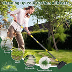 Ice Scraper, Snow Shovel, 2 Spades, 88" Detachable Garden Flat Shovel Scraper, Multifunctional Garden Cleaning Shovels,Heavy Duty Floor Scrapers for Weeding, Edging, Driveway Snow Ice Removal