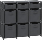 Cube Storage Organizer with Storage Bins Included - The Perfect Closet Organizers and Storage Solution. Includes 9 Storage Cu