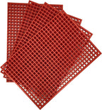 Organizer Genie - Four Red Pegboard Set to organize your Sockets, Wrenches, Pliers, Screwdrivers, Bits and All Other Tools La