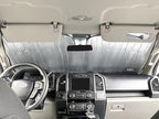 YelloPro Custom Fit Reflective Front Windshield Sunshade for 2017 2018 2019 2020 2021 2022 Ford Super Duty F-250 F250 F-350 F350 F-450 F450 F-550 F550 2Door 4Door Pickup, UV Reflector Sun Protection