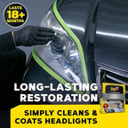 Meguiar's Ultimate Headlight Restoration Kit - The Perfect Headlight Repair Kit to Remove Yellowing and Cloudiness from Headl
