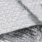 Frienda Rv Window Reflective Insulation Roll 47.2inch*15ft Double Aluminum Foil Heat Bubble Thermal Window Shade Door Cover Blackout for Garage Roof Travel Camper Skylight Shield