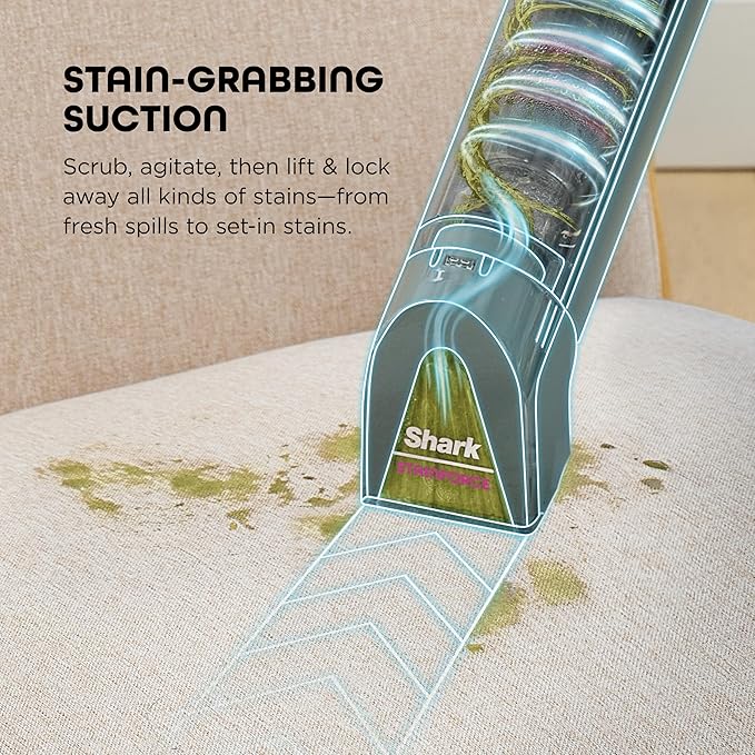 Shark StainForce Cordless Portable Spot, Stain, & Odor Remover System for Carpets, Area Rugs, Upholstery, Stairs, with Storag