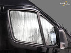 Custom Fit Front Side Sunshades (2pcs) for Mercedes-Benz Sprinter 2019 2020 2021 2022 2023 2024 2025 2026, Insulated Sunshade Privacy Accessories Blockout UV Reflector Protection - Made in USA