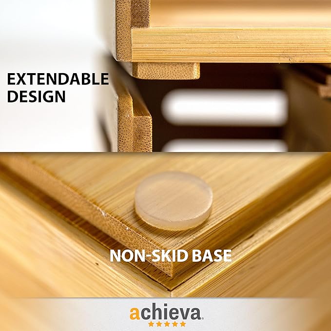 Achieva Bamboo Desk Organizer (71001)