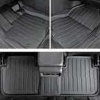 Floor Mats Cargo Mat Set for Honda CRV 2026 2025 2024 2023 Car Mat Accessories(Include Hybrid), All Weather TPE Cargo Liner Door Sill Protectors for CR-V Gas Hybrid(Full Set Mats)
