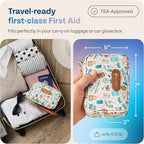 KeepGoing Travel First Aid Kit for Car, Home, Hiking, Camping and Outdoor Emergencies - First Aid Kit Travel Size TSA-Approve