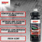 SONAX MultiStar All Purpose Cleaner | Pro-Strength Concentrate for Interior & Exterior Cleaning | Safe on Carpet, Upholstery 
