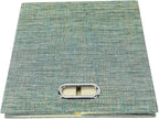 Posprica Storage Boxes, Foldable Organiser Cube Basket Bin, Thick and Heavy Duty (28×28×28cm/4pcs, Teal)
