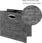 Posprica Storage Cubes,12×12 Storage Bins,Foldable Storage Baskets Fabric Drawers Containers for Shelf Cabinet Bookcase,Thick