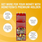 Honeyera Storage for Stuffed Animal - Over Door Organizer for Stuffies, Baby Accessories, and Toy Plush organizer/Easy Instal