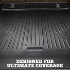 Husky Liners Weatherbeater Cargo Liner | Fits 2021-2025 Jeep Wrangler 4-Door (Includes 4XE Models) | Cargo, 1-pc. Black - 20761