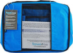 TravelWise 5 Piece Packing Cubes Set, Lightweight Luggage Organizer with Mesh Panels and 2 Way Zippers, Includes Small, Mediu