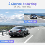 VIOFO Dual Dash Cam, 2K 1440P 60fps+1080P 30fps Front and Rear Dash Camera with Wi-Fi GPS, Parking Mode, Emergency Recording,