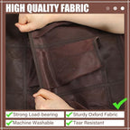 Windyun 40 Over the Door Shoe Organizer Large Breathable Mesh Pockets Hanging Shoe Rack for Closet Brown Behind Door Hanger S
