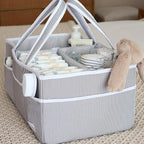 Lily Miles Baby Diaper Caddy - Organizer Tote Bag for Infant Boy or Girl - Baby Shower Basket - Nursery Must Haves - Registry