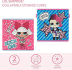 LOL Surprise Set of 2 Durable Storage Cubes with Handles