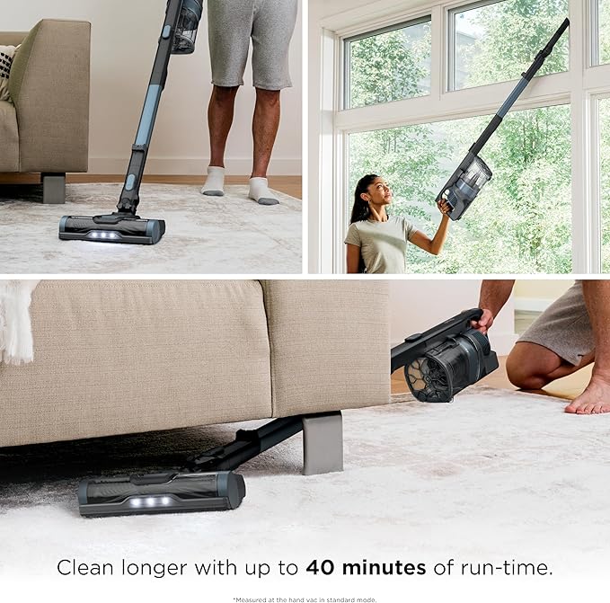 Shark Pet Cordless Stick Vacuum with XL Dust Cup, LED Headlights, Removable Handheld Vac, Crevice Tool, Portable Vacuum for H